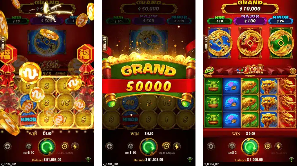 3 Coins Odds96Online Bonus